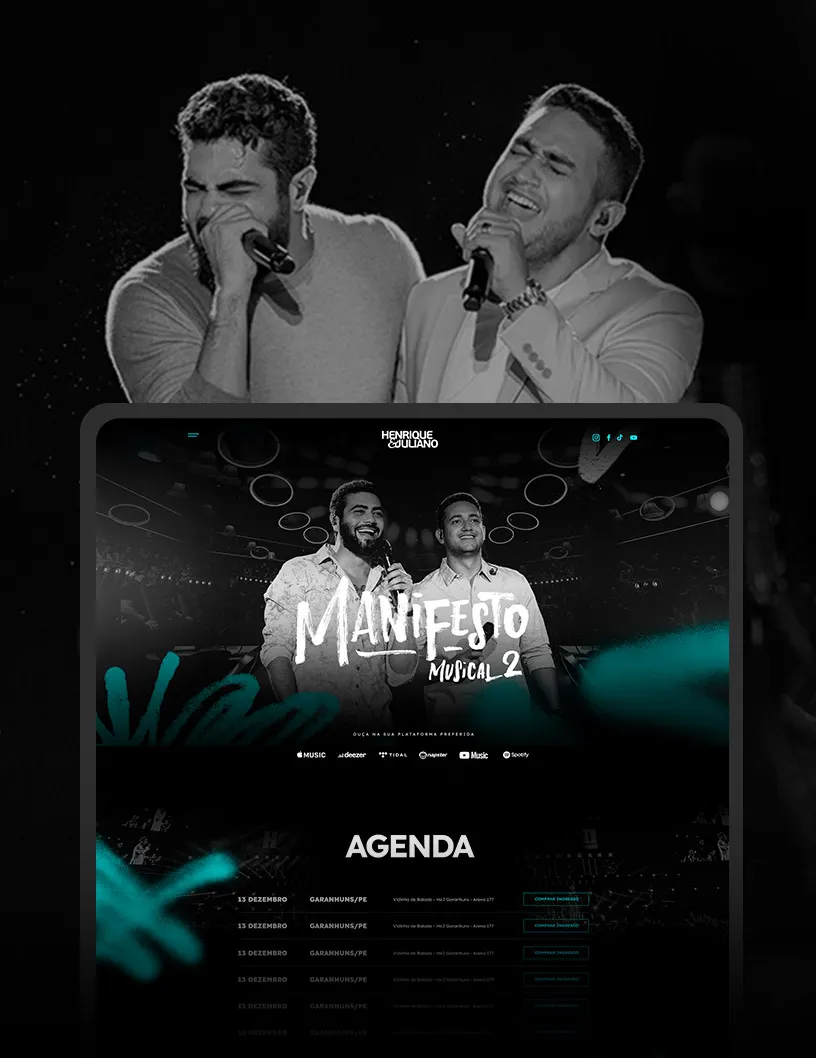 Case Henrique e Juliano — projeto UI Design da Wolf Studio