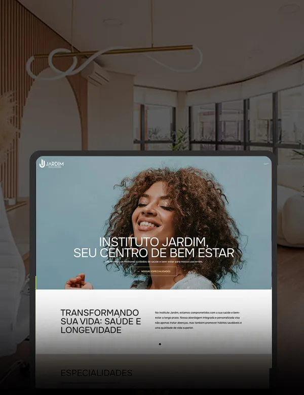 Case Instituto Jardim — projeto Website da Wolf Studio