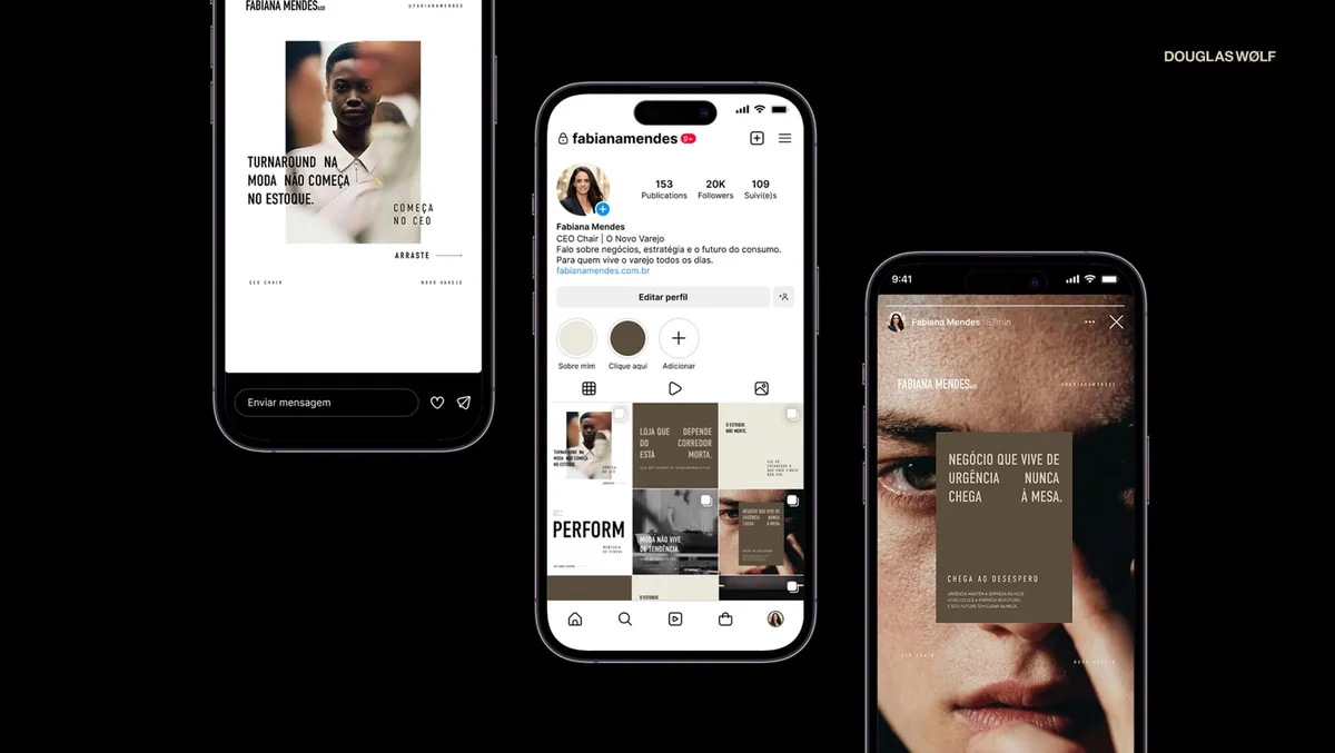 Case Fabiana Mendes — projeto Social Media da Wolf Studio